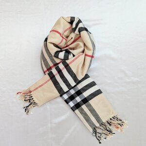 New Scarf Camel Plaid with Multi Color Long Scarf Unisex‎ Women Men